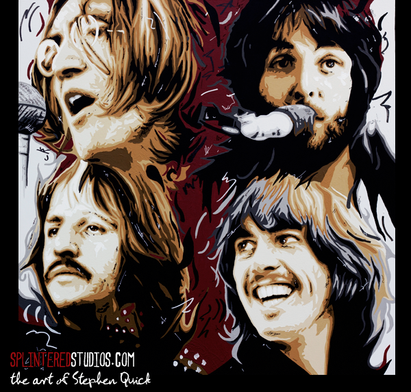 The Beatles Let It Be Painting