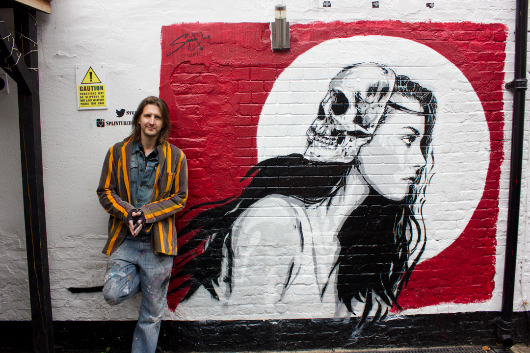 Street Artist Stephen Quick @ Cheltenham Paint Festival