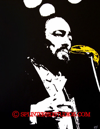 Pavarotti Painting