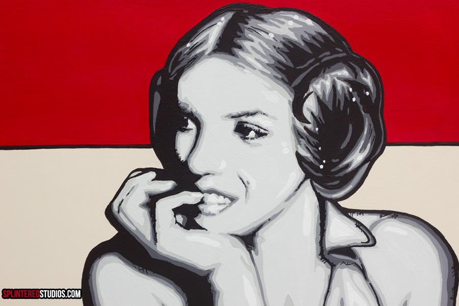 Princess Leia Monroe Painting 