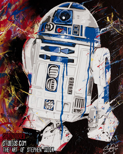 R2D2 Star Wars  Painting