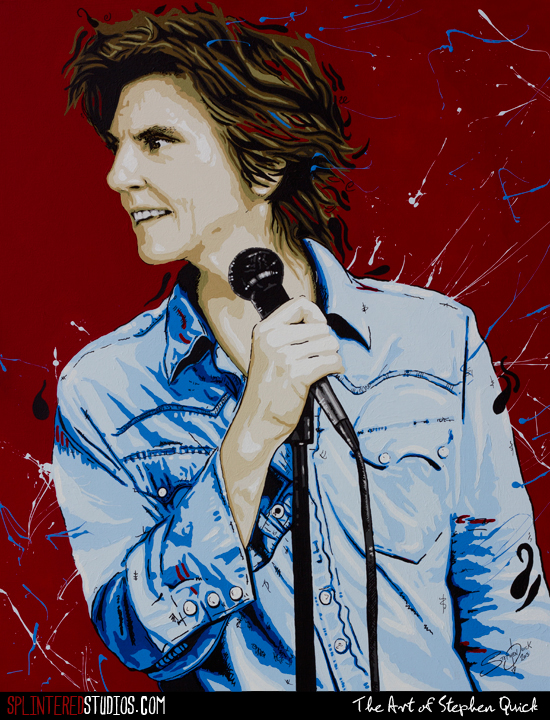 Tig Notaro Painting by Stephen Quick