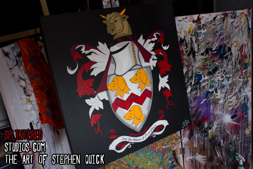 coat fo arms painting