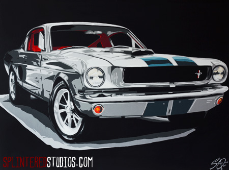 Mustang Painting