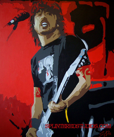 Dave Grohl Painting