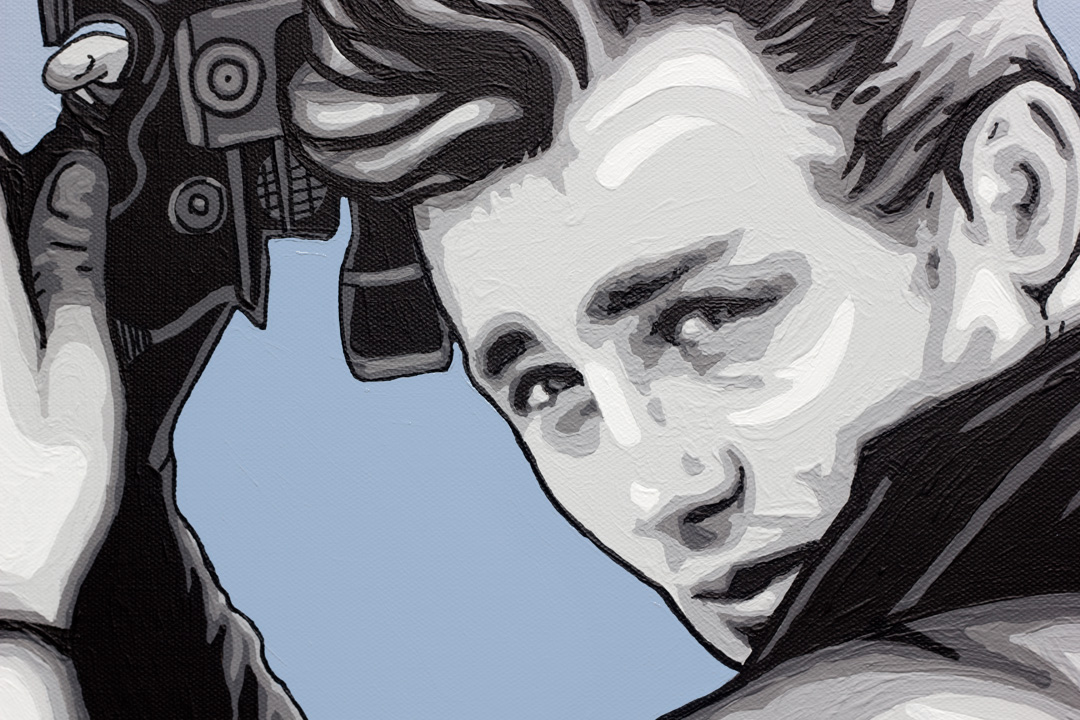 James Dean Solo Art Detail