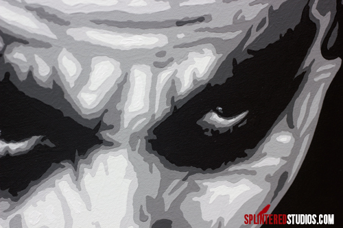 Joker Painting Close Up