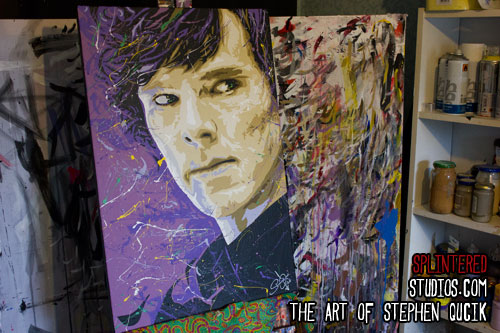 Benedict Cumberbatch Painting