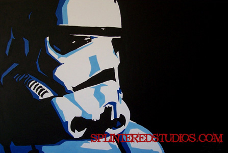 Storm Trooper Painting