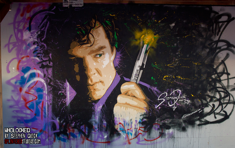 Sherlock Dr Hwo Mash Up Graffiti