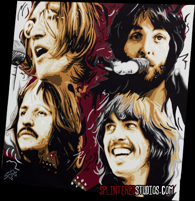 The Beatles LET IT BE Painting - The Art Of Stephen Quick - Splintered ...