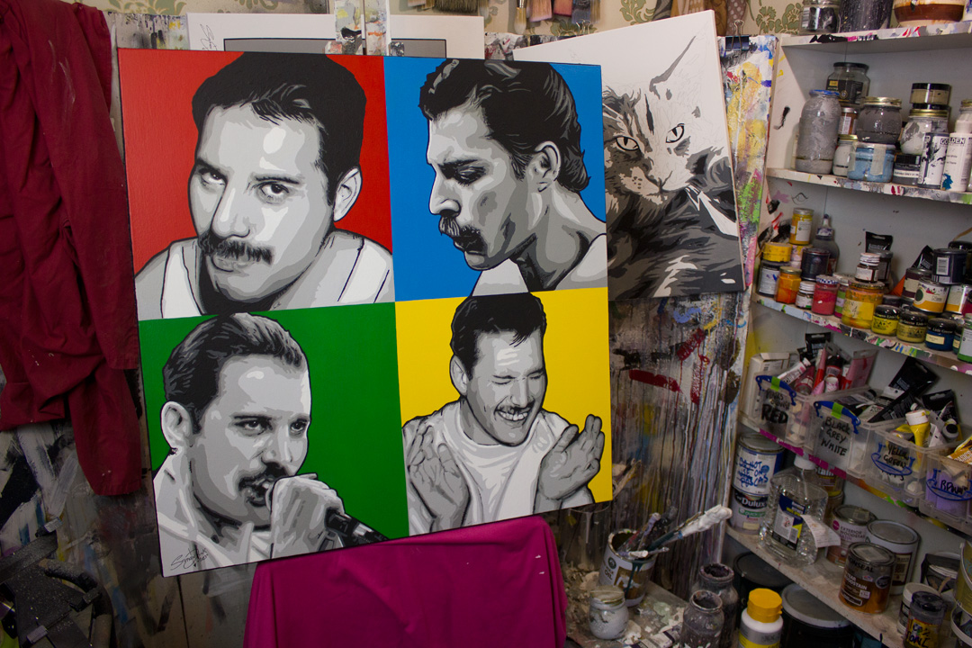 Freddie Mercury Painting 