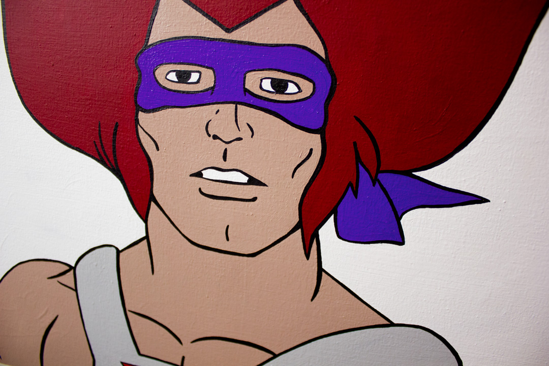 He-Man-O Ninja Mash Up Painting By Stephen Quick 