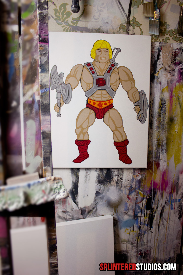 He-Man Figure Pop Art 