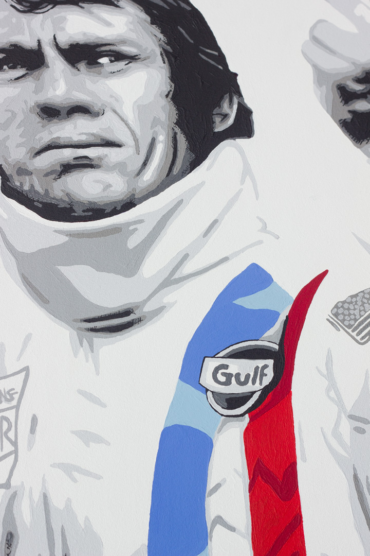 Steve McQueen Le Mans Painting 