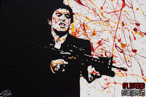 Scarface Painting