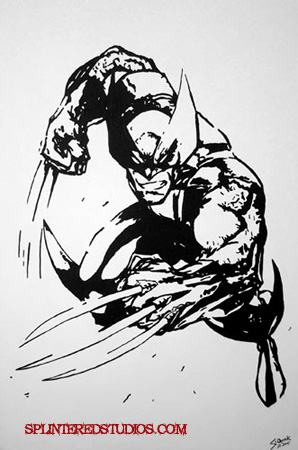 Wolverine Painting